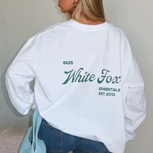 The Good Life Back Long Sleeve White Tee