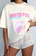 The Heart Doesn't Lie Oversized Cream Tee