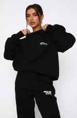The Main Season Oversized Hoodie Black-1