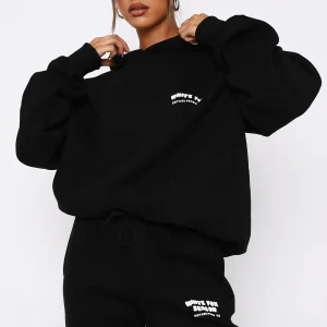The Main Season Oversized Hoodie Black-1