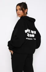 The Main Season Oversized Hoodie Black-3