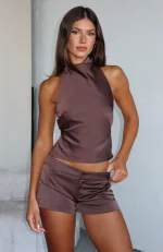 Time Passes Chocolate Mini Short