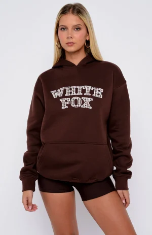 Took The Fall Oversized Hoodie Chocolate-1