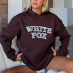 Took The Fall Oversized Hoodie Chocolate