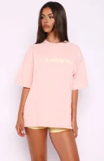Tropic Rush Oversized Pink Tee-1