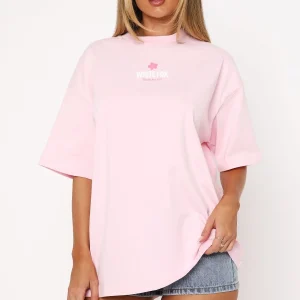 Tropic Time Oversized Pink Tee-1