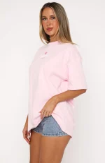 Tropic Time Oversized Pink Tee-2