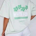 Tropic Time Oversized Sage Tee