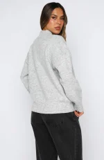 Unbreakable Bond Knit Jacket Grey Marle-3