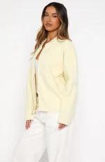 Unbreakable Bond Knit Jacket Lemon-2
