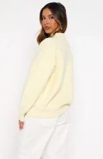 Unbreakable Bond Knit Jacket Lemon-3