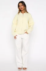 Unbreakable Bond Knit Jacket Lemon-4