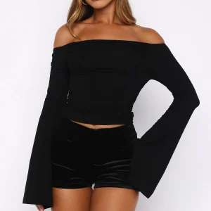 Velvet Teddy Black Short-1