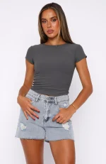 Vera Denim Light Blue Short