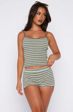 Volume Maxed Knit Booty Shorts Chocnana-1