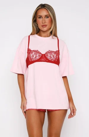 Waiting For Love Oversized Posy Tee-1