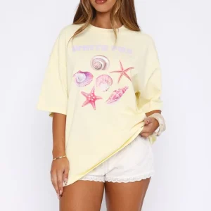 Washed Ashore Oversized Lemon Tee-1