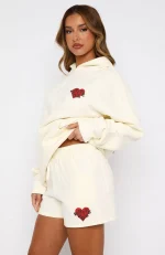 We Don't Talk Anymore Lounge Cream Short-2