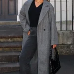 Winter Holiday Oversized Coat Charcoal