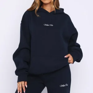 Wishing For It Oversized Hoodie Navy-1