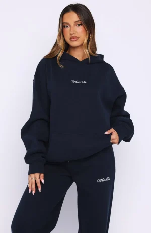 Wishing For It Oversized Hoodie Navy-1