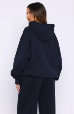 Wishing For It Oversized Hoodie Navy-3