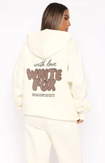 With Love Always Oversized Hoodie Cream-4