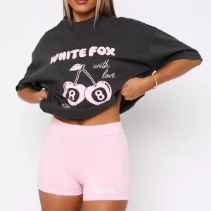 With Love Bike Baby Pink Short-1