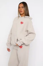 With Love For You Oversized Hoodie Moon-3