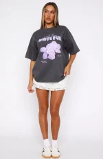 With Love Forever Oversized Volcanic Tee-4