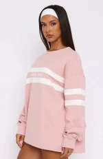 You're My Inspiration Long Sleeve Pink Tee-2